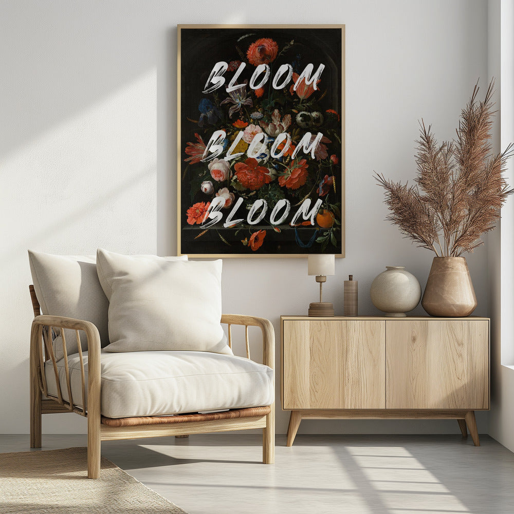 Vintage Blumen Poster