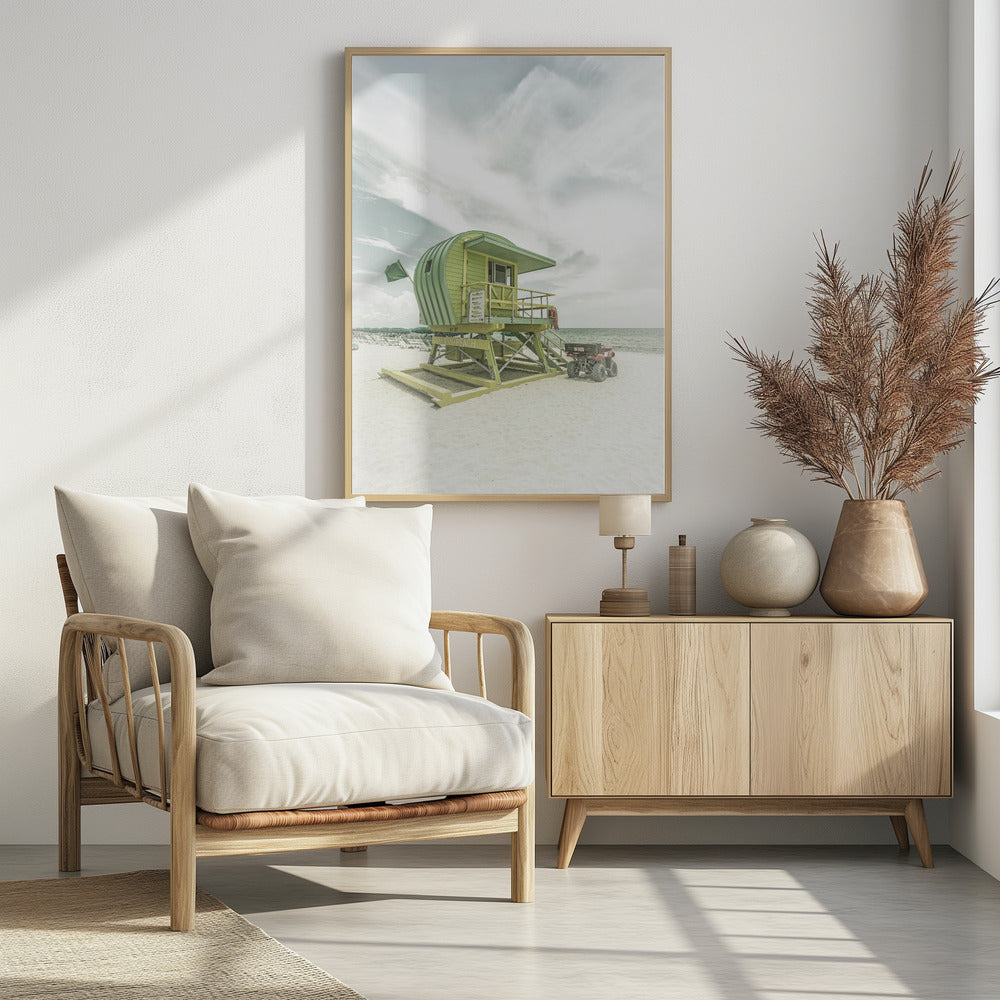 Vintage Florida Flair at Miami Beach | Poster