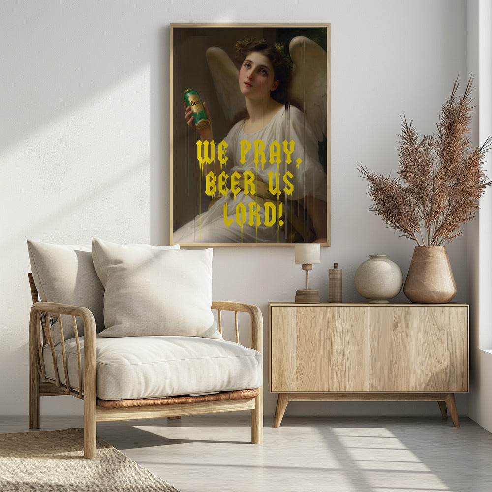 Wir beten Bier uns Herr | Poster