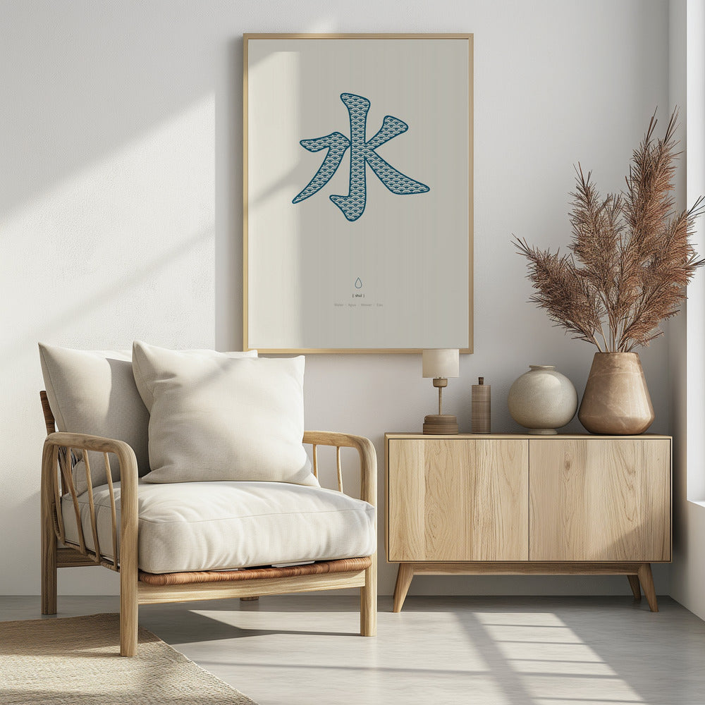 Wasser | 水 | Shui | Poster