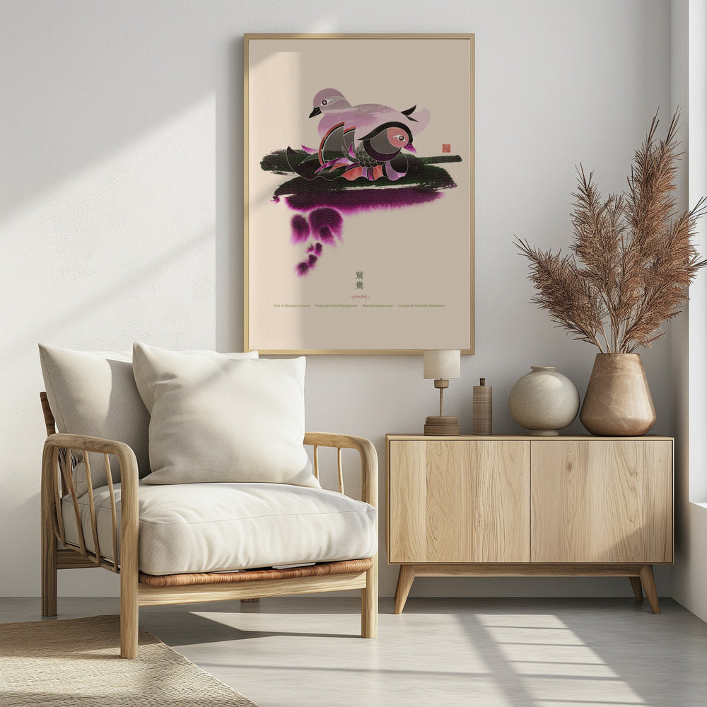 Paar Mandarinenten | Poster