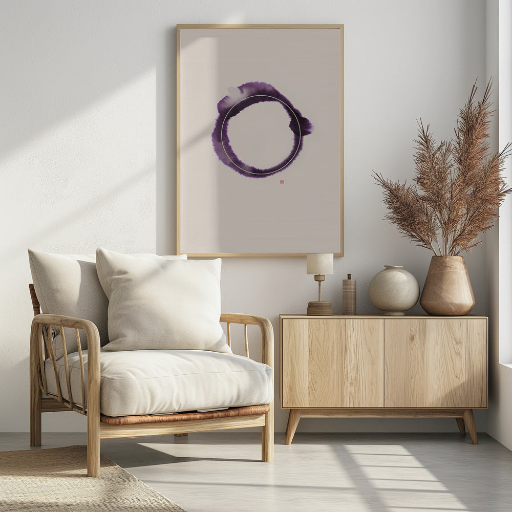 Circle N°3 | Rose | Poster