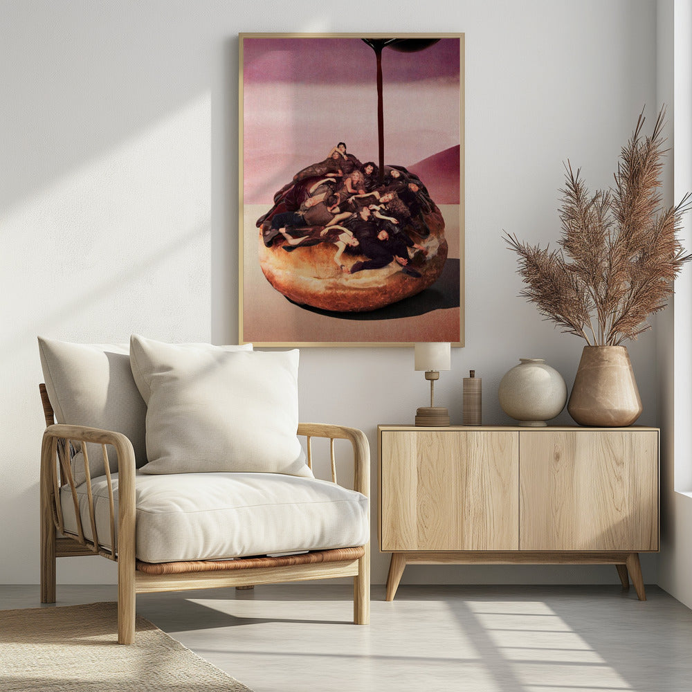 Surrealer dekadenter Donut | Poster