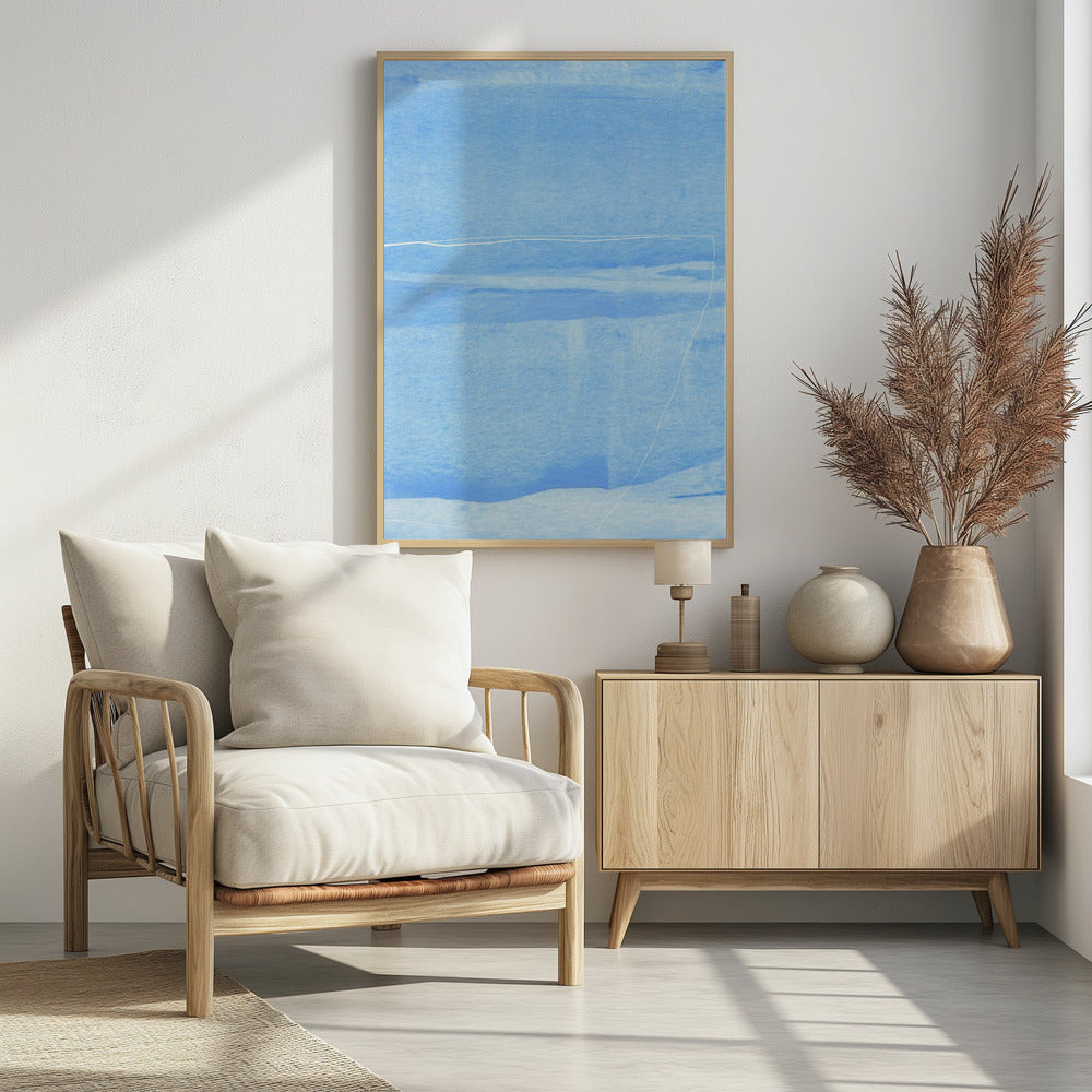 Coole azurblaue Horizonte | Poster