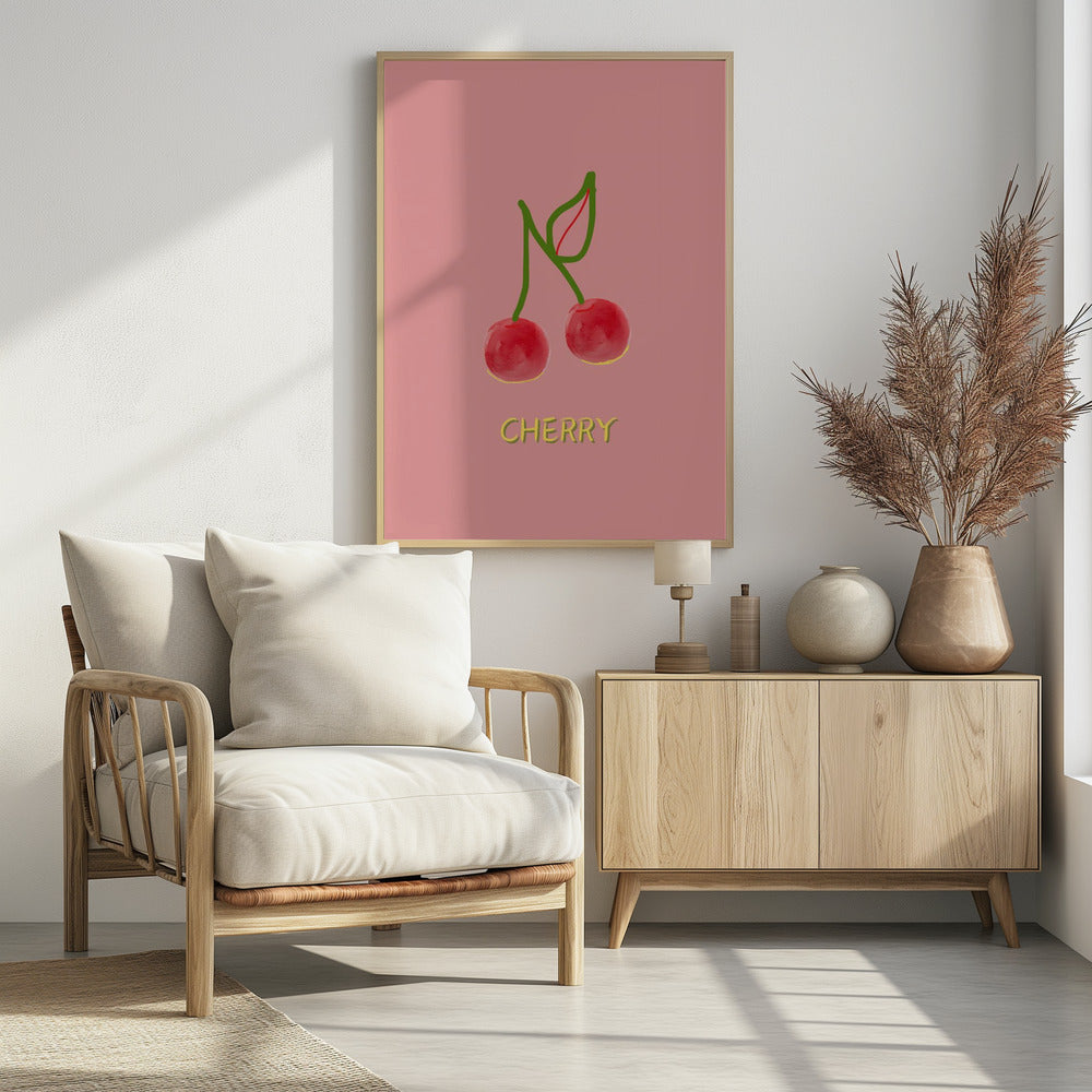 Kirsche in Pink | Poster