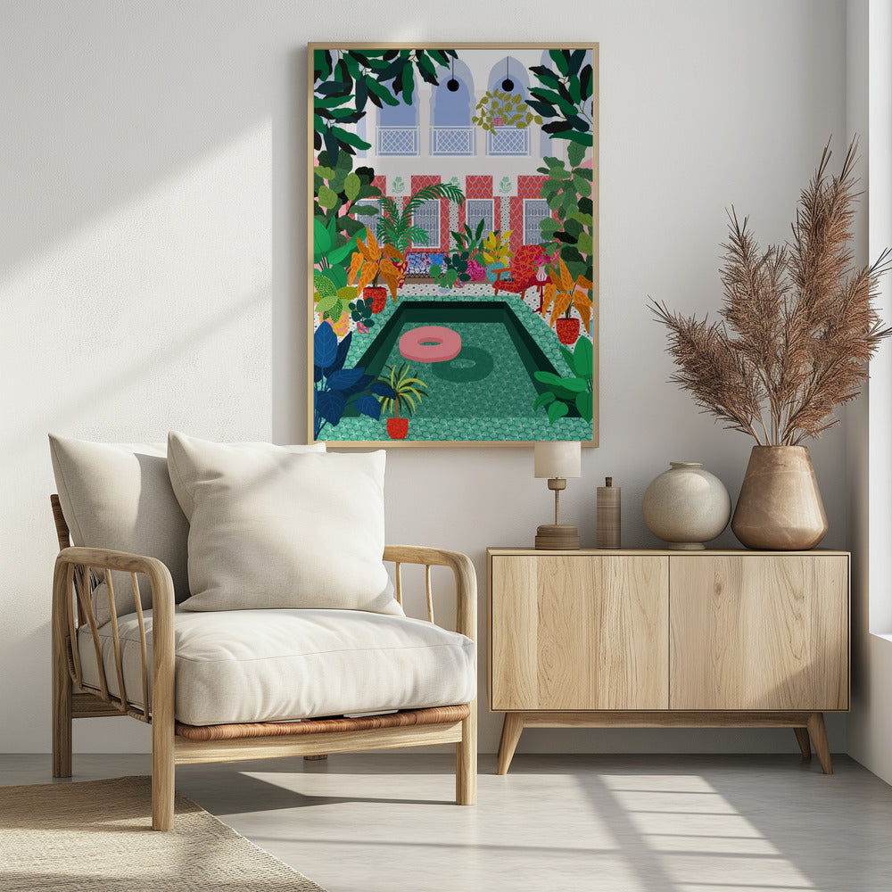 Den Pool genießen | Poster