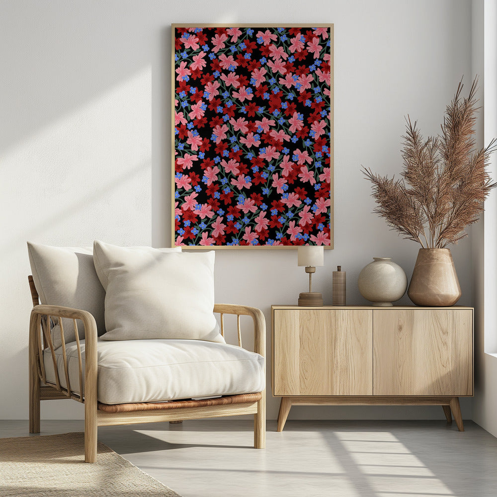 9933x14043 Din 50 Romantic Floral | Poster