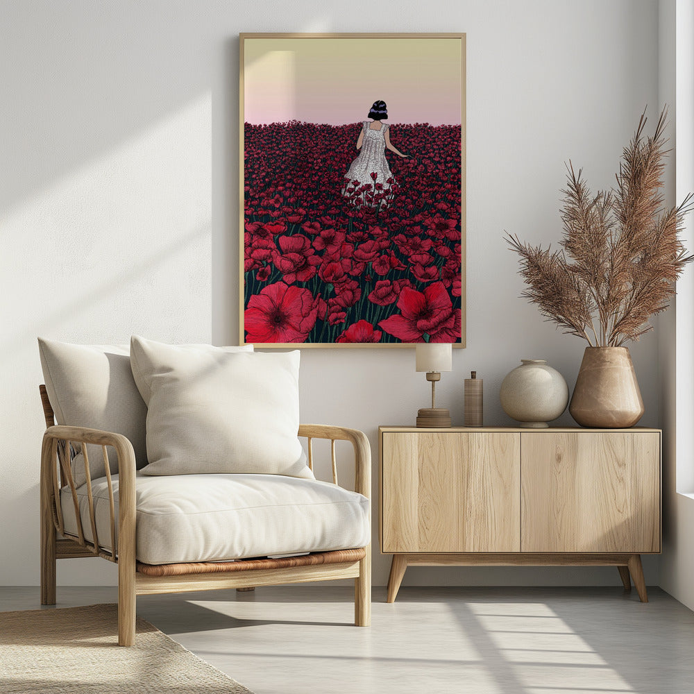 Field of Poppies Original Colour Copy 2 | Poster