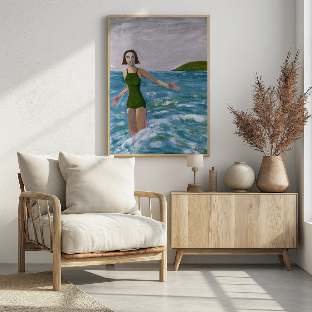 Woman by the sea | Poster