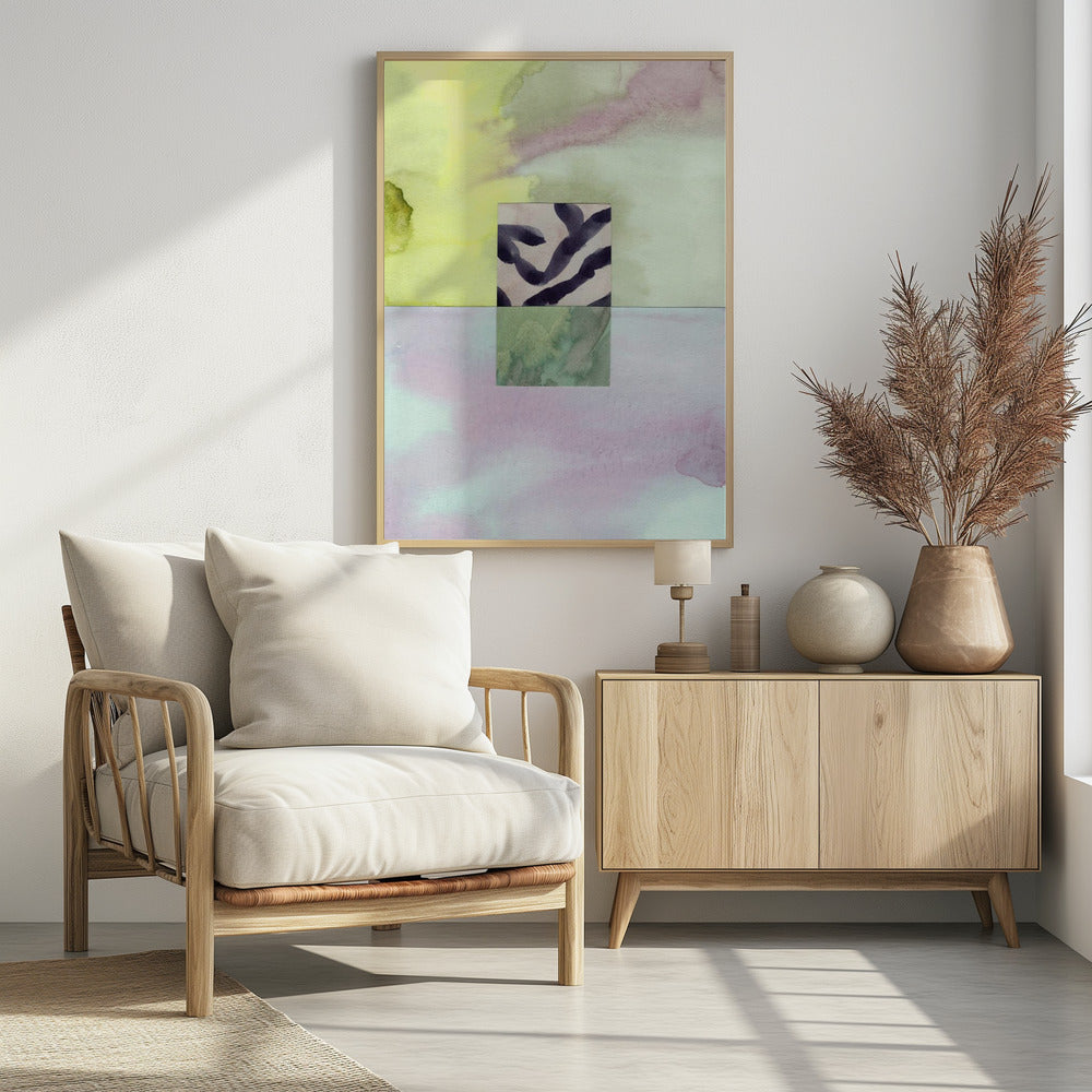 Watercolor abstract composition 8 | Poster