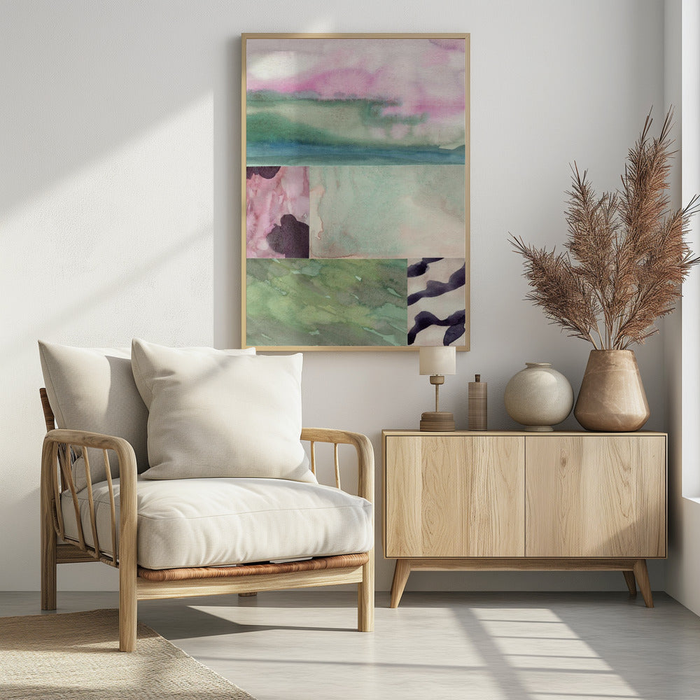 Watercolor abstract composition 10 | Poster