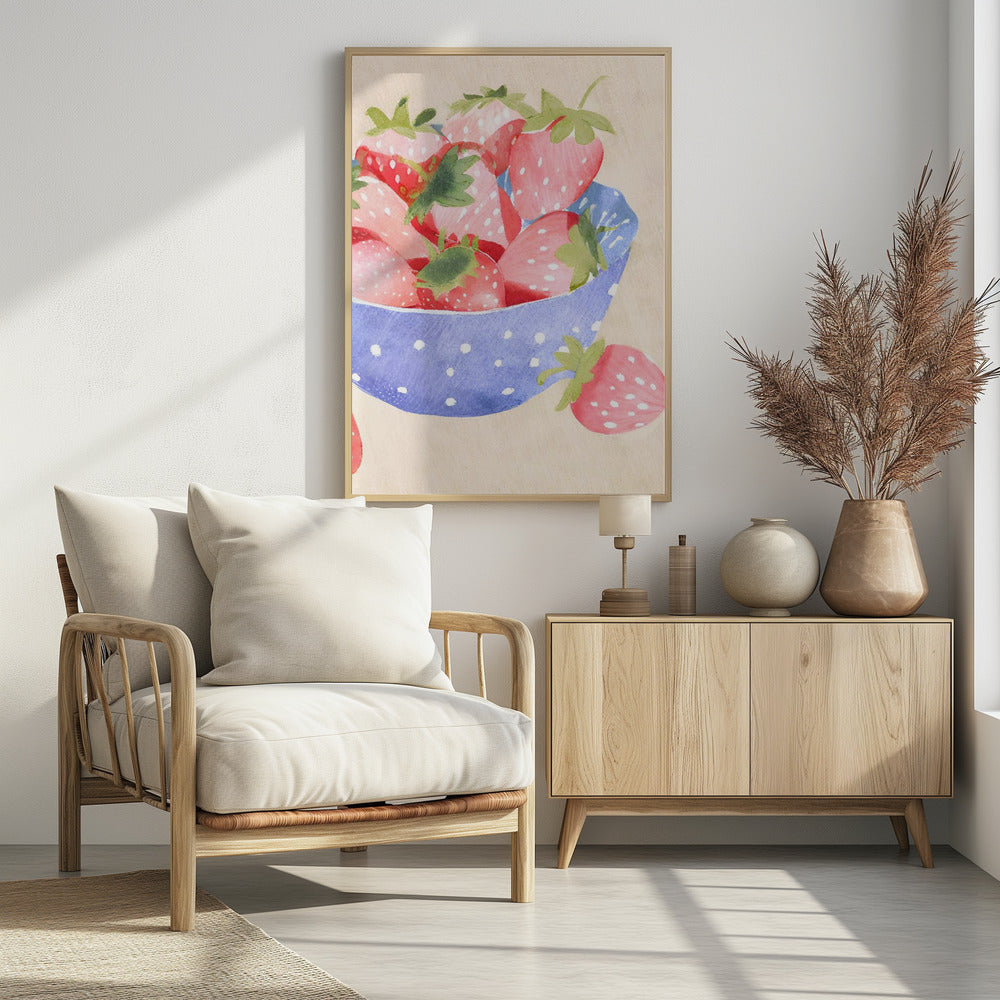 Erdbeeren in Schale | Poster