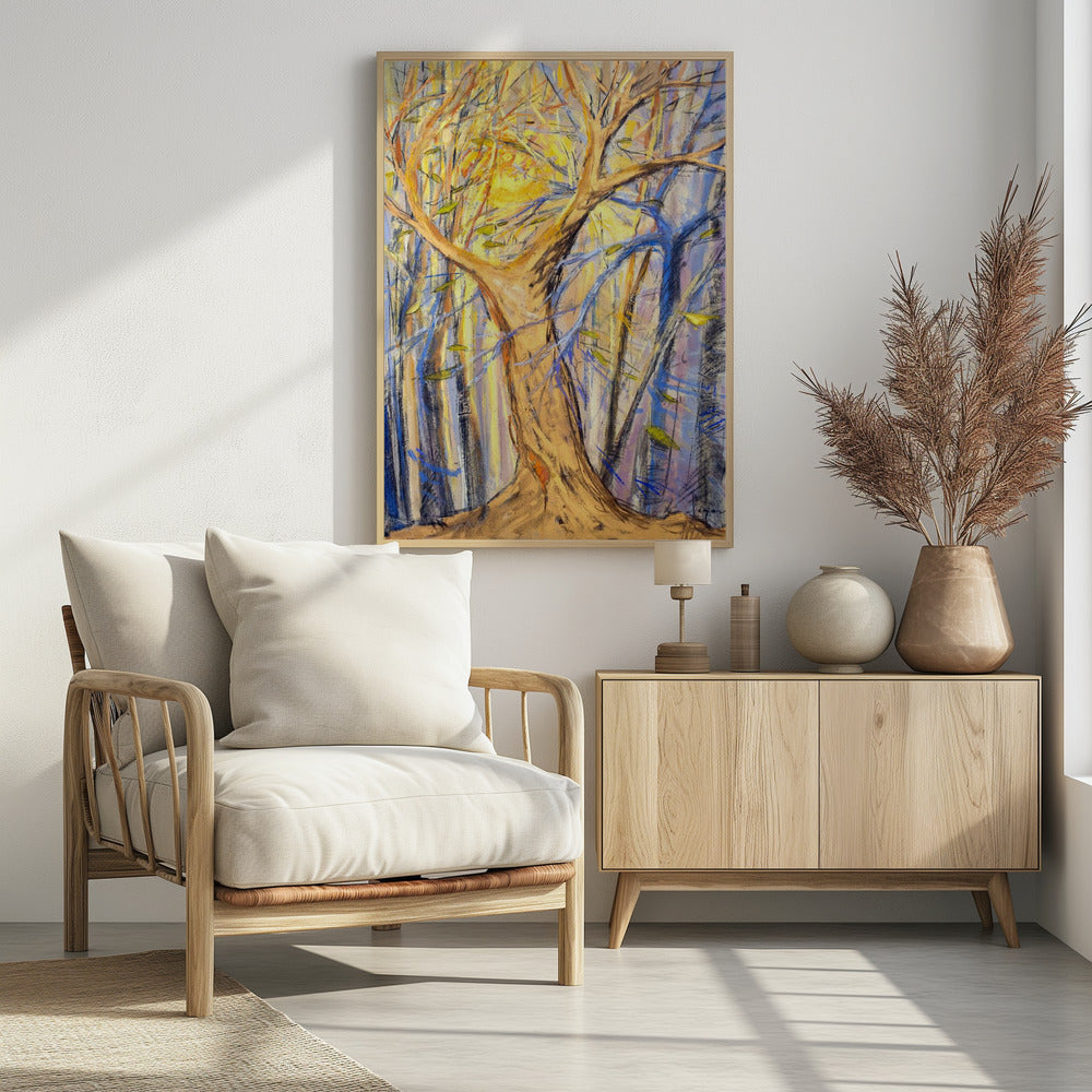 Radiant Forest Glow | Poster