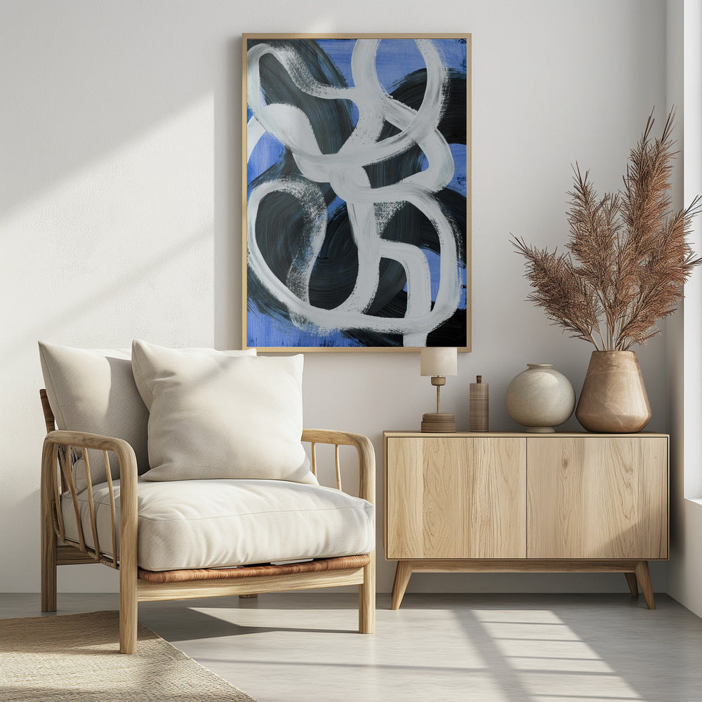 Abstract Brush Strokes 127 | Poster