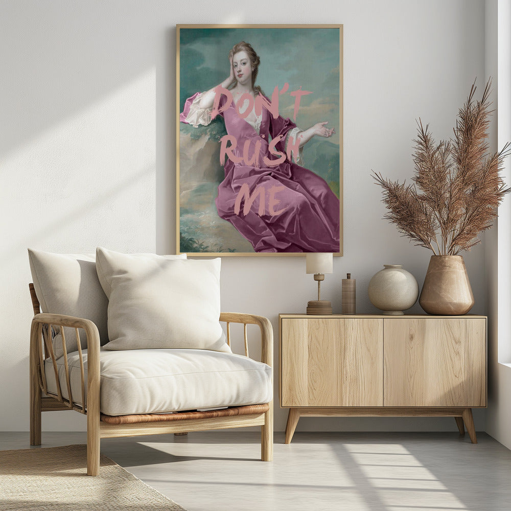 Dontrushmepink Verhältnis 2x3 | Poster