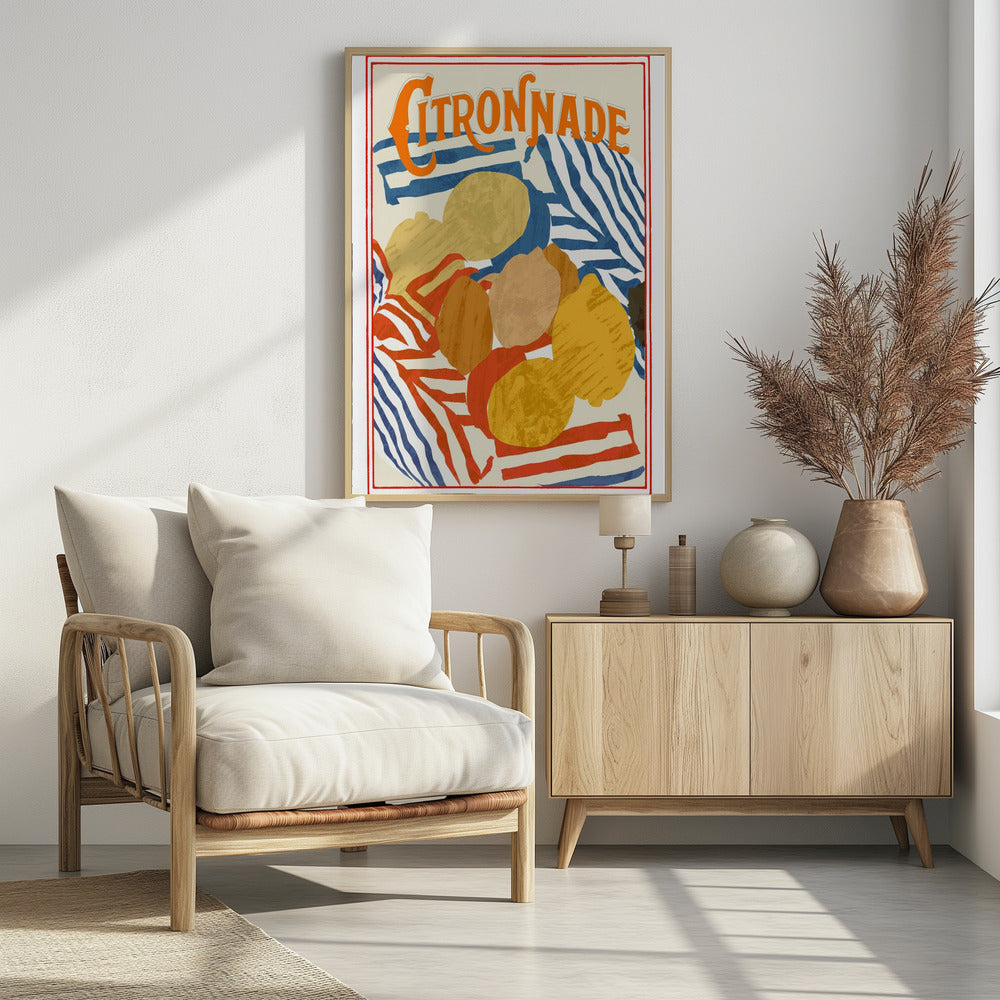 Citronnade Blau und Rot | Poster