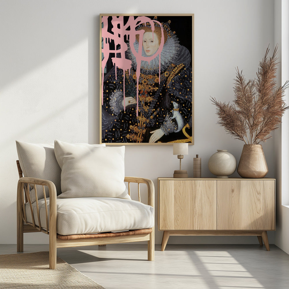 Elizabethpaintpink Verhältnis 2x3 | Poster