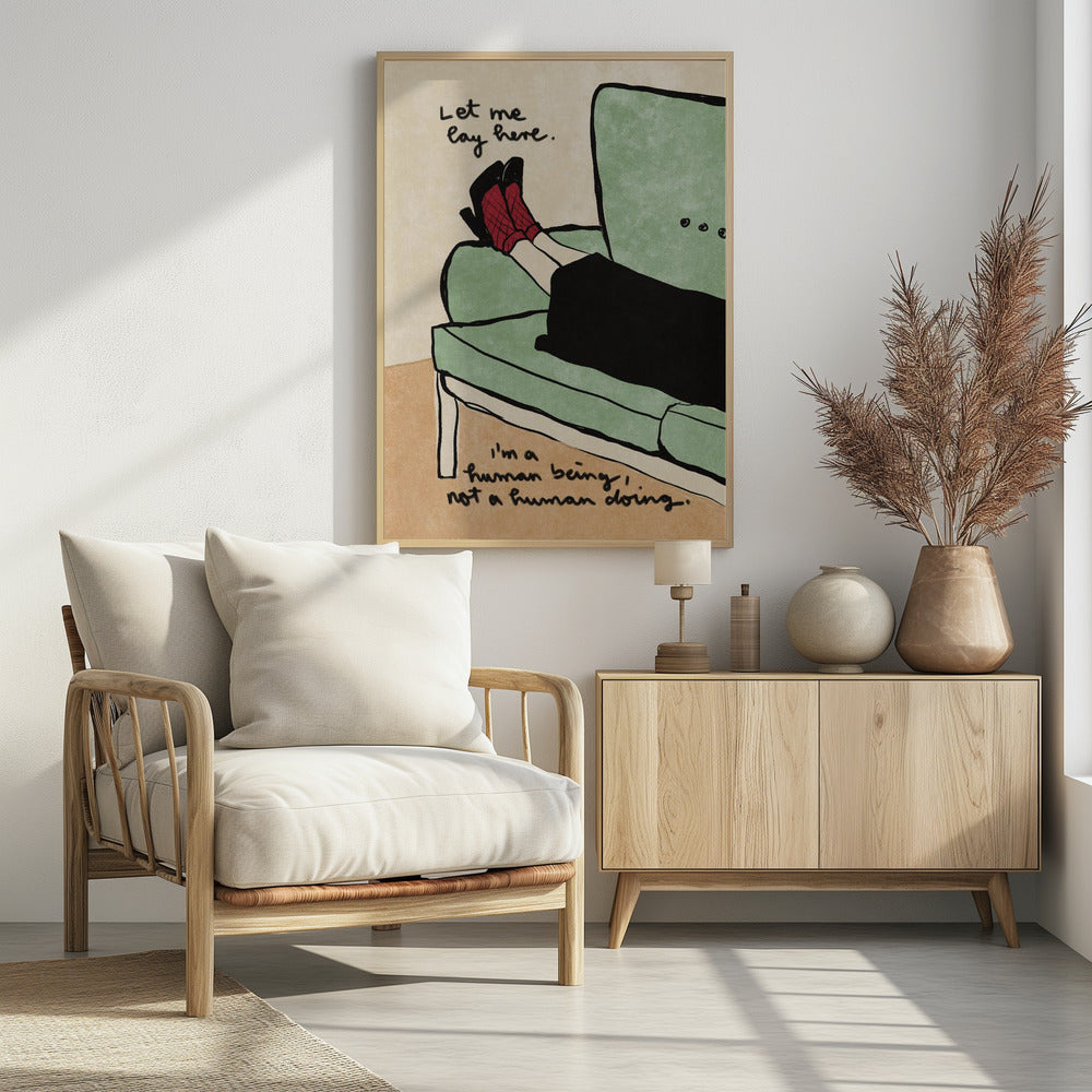 Let me lay here | Poster