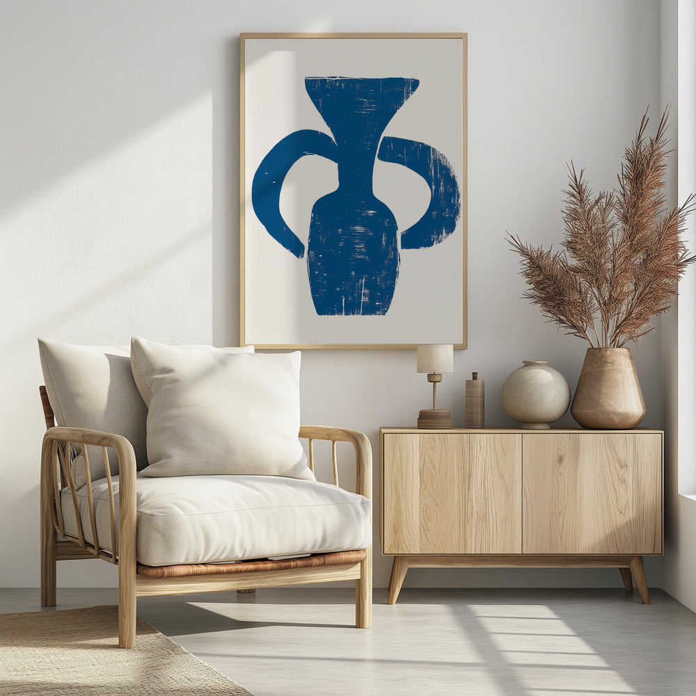 Vase Blau | Poster