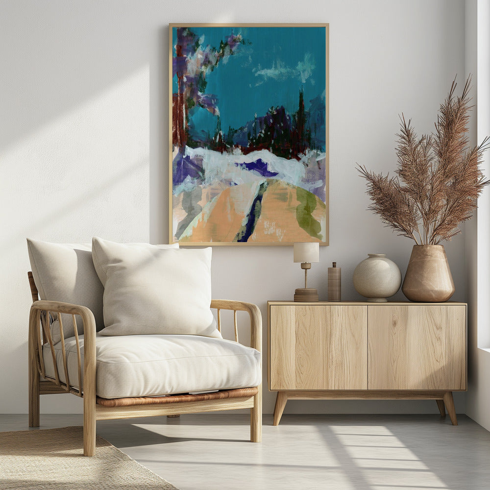 Winter Scene  In the Forest 1 | Poster