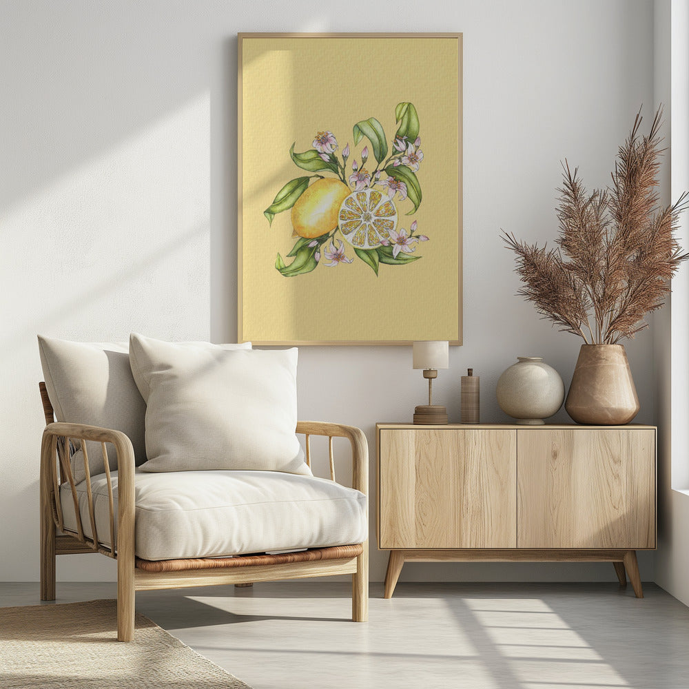 Lemon illustration | Poster
