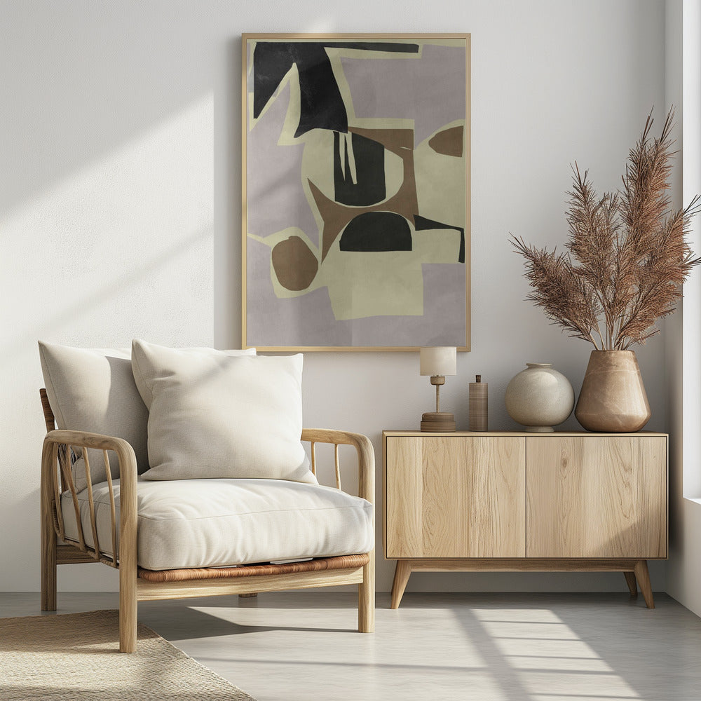 Abstrakter Grafikdruck Nr. 2 | Poster