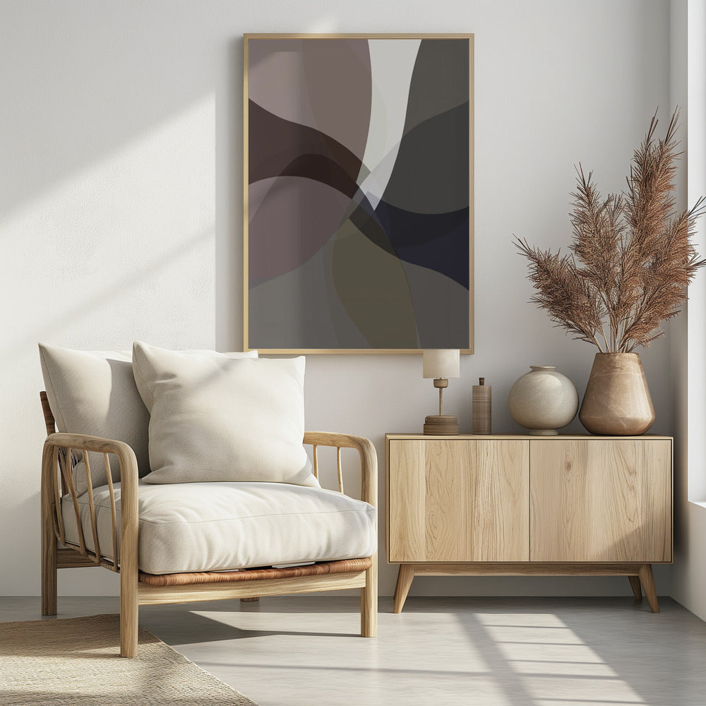 Abstrakte neutrale Formen Druck 5 | Poster
