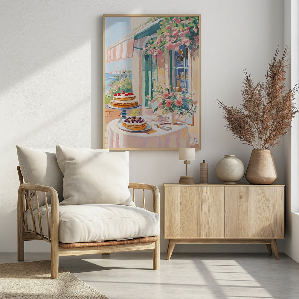 Französisches Dessertcafé | Poster