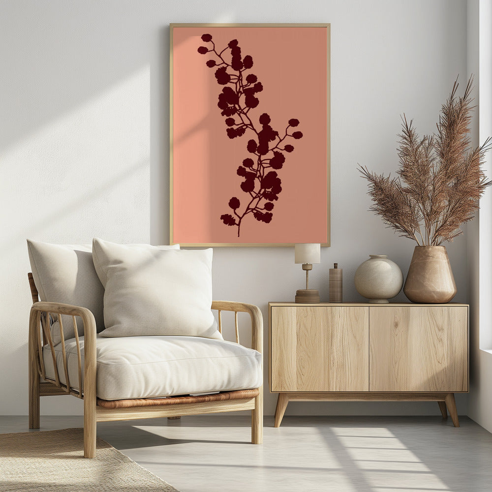 Blumensilhouette 2 | Poster