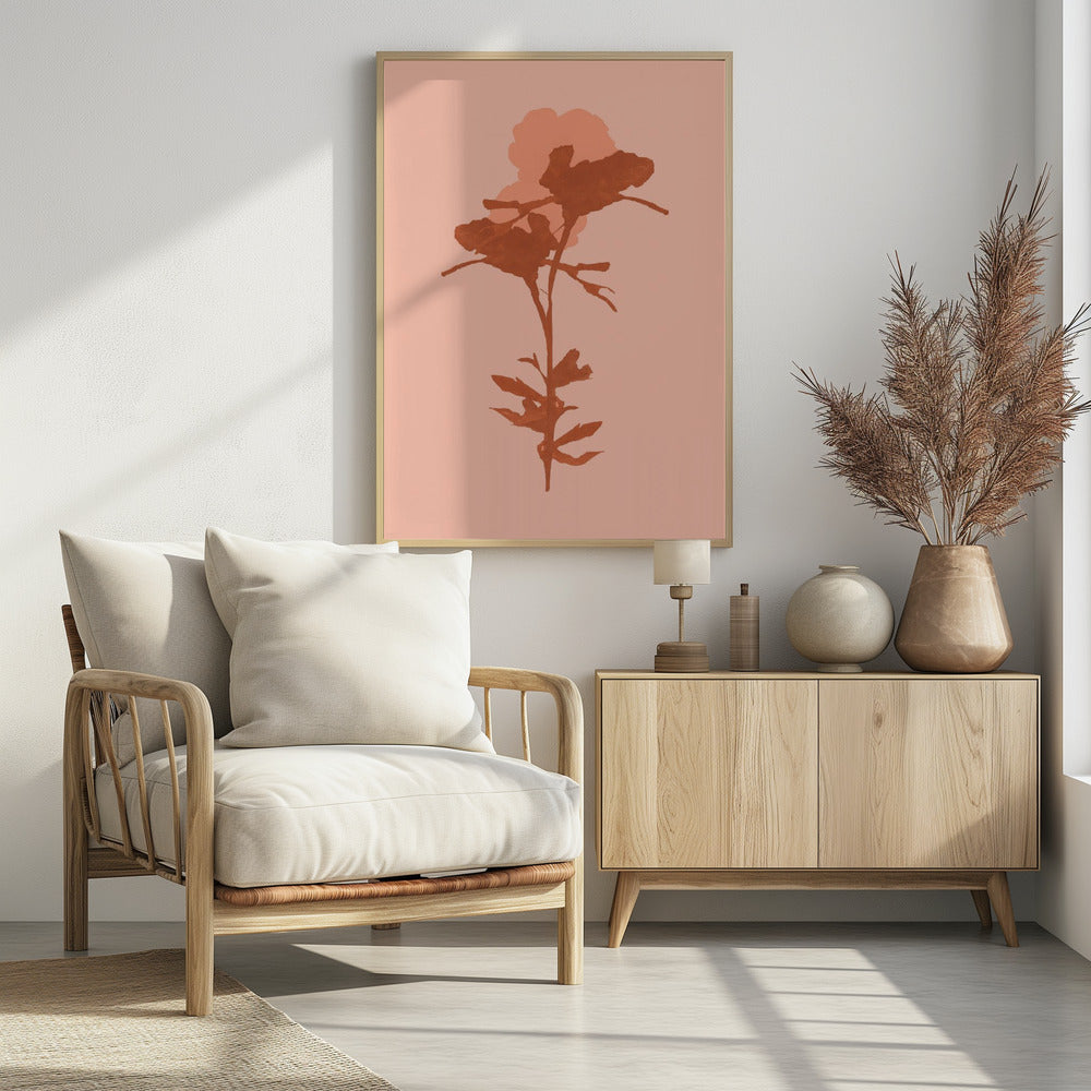 Blumensilhouette 7 | Poster