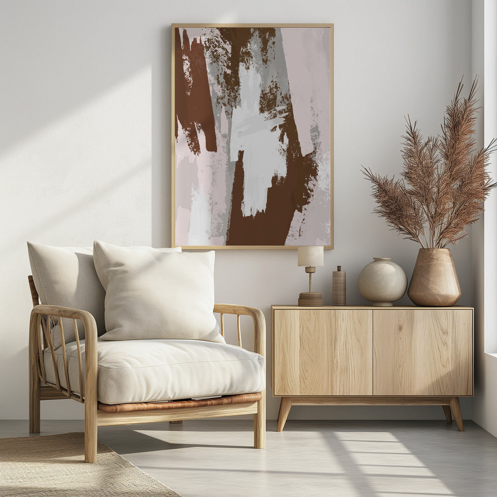 Abstrakte braune Farbe | Poster