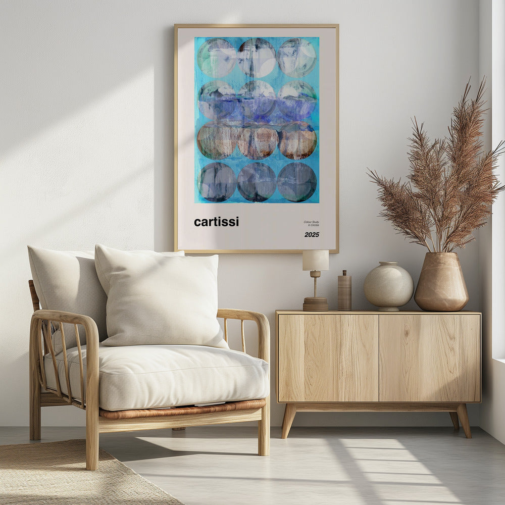 Farbstudie in Kreisen | Poster