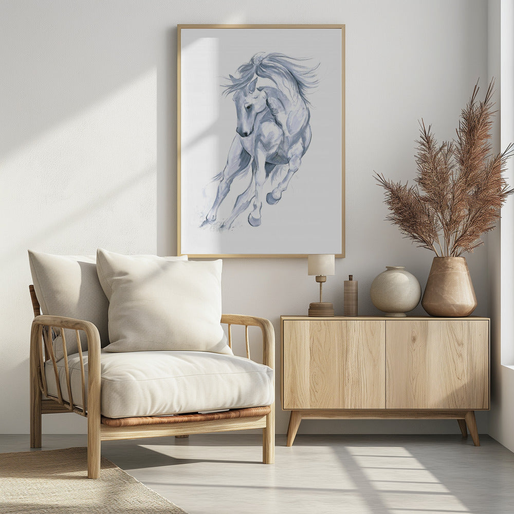 Horse Running Abstract | Poster
