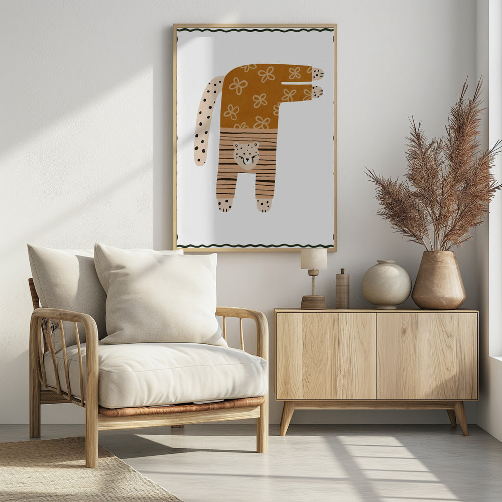 Wunderlicher Gepard | Poster