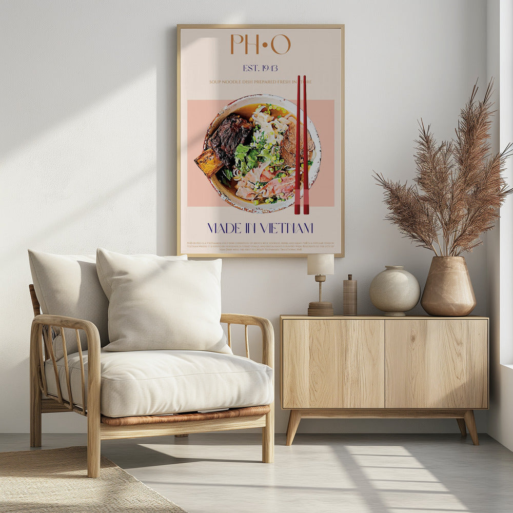 Vietnamesischer Nudelgenuss | Poster