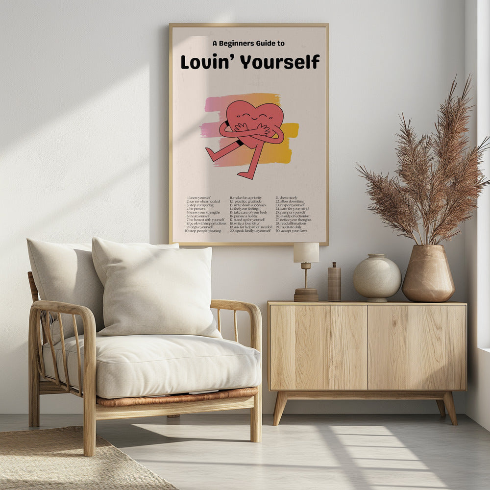 Umarmung mit Freude | Poster