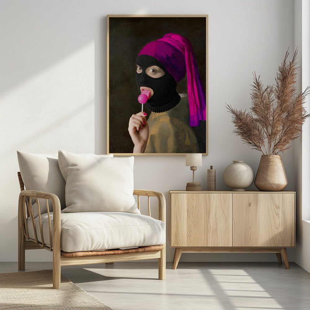 Mädchen in Balaklawa | Poster