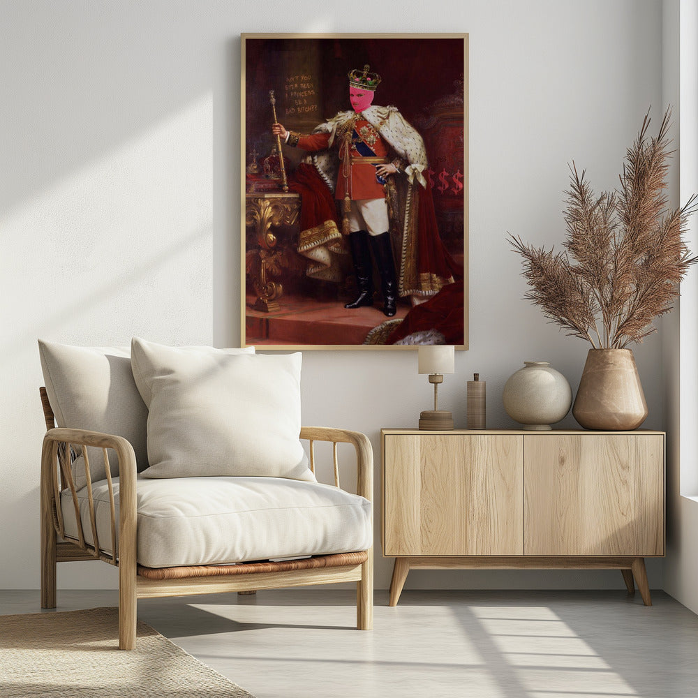 Königliche Figur in Ornat | Poster