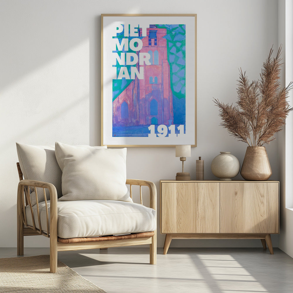 Vibrant Facade 1911 | Poster