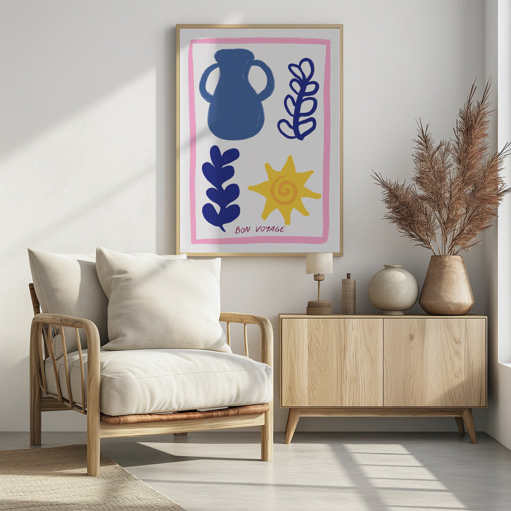 Bon Voyage Symbols | Poster