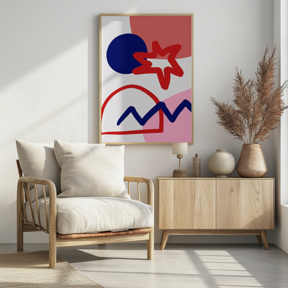 Bold Geometric Shapes | Poster