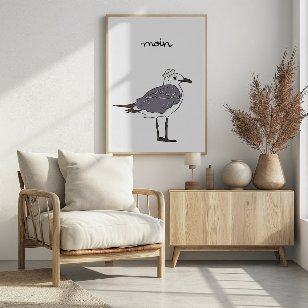 Möwe mit Stil | Poster