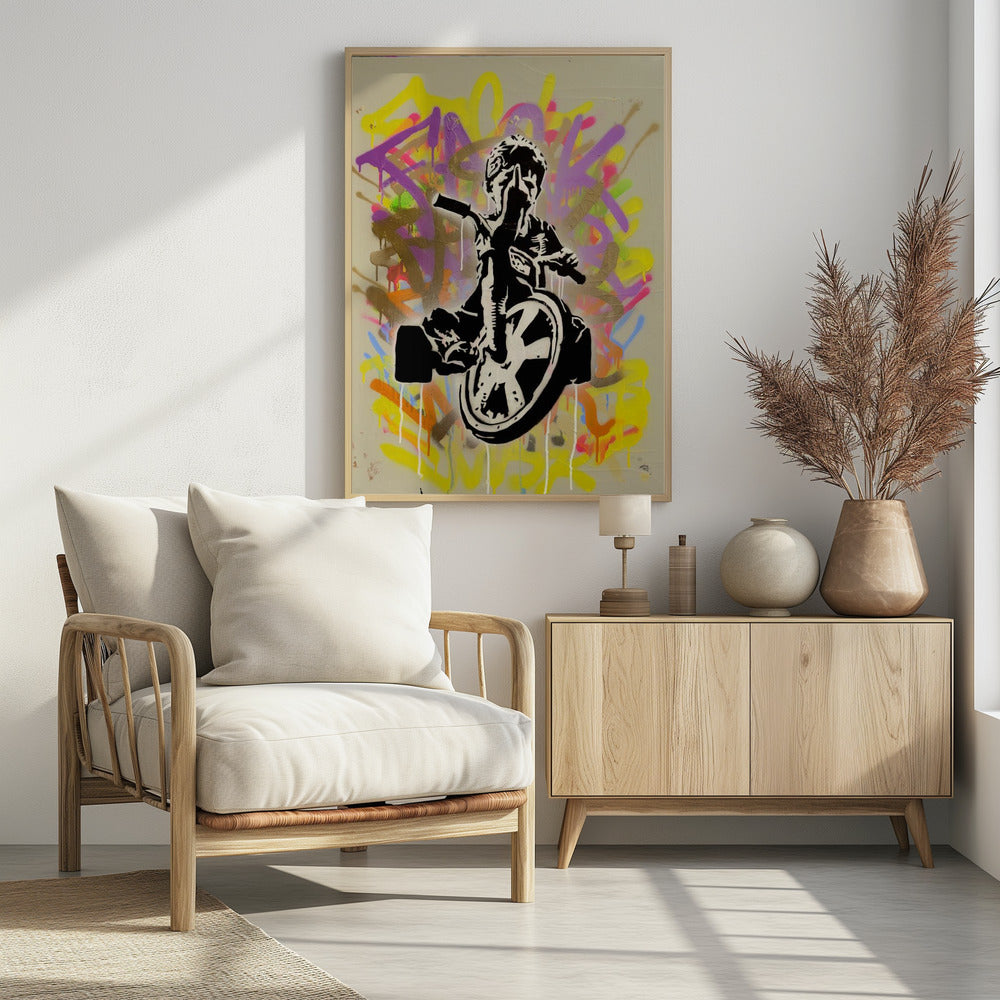 Child On A Tricycle | Poster