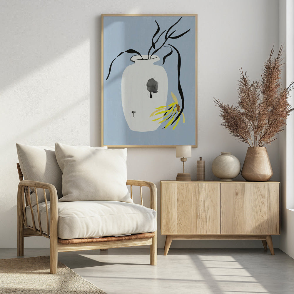 Vase And Withered Bloom | Poster