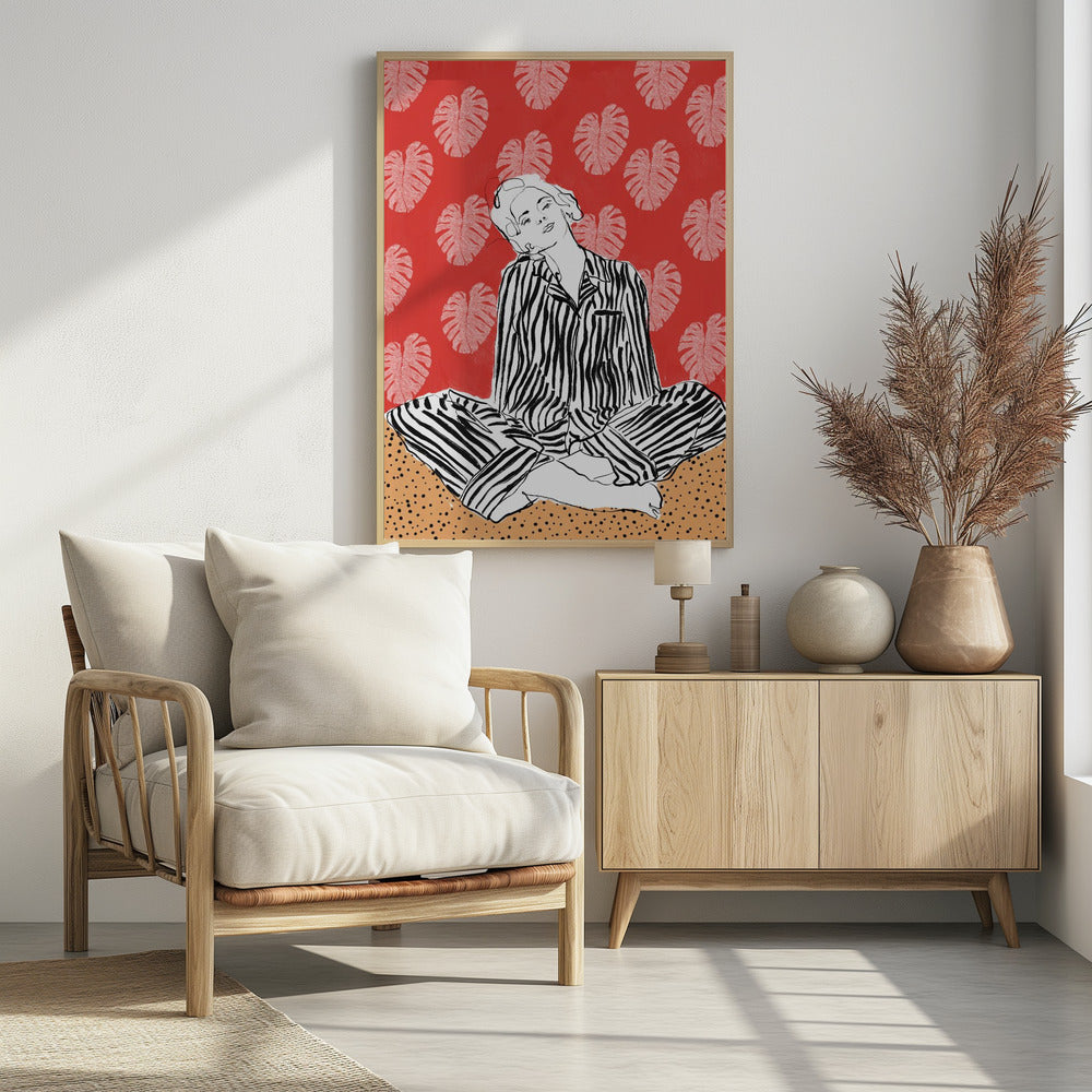 Gelassenheit in Streifen | Poster