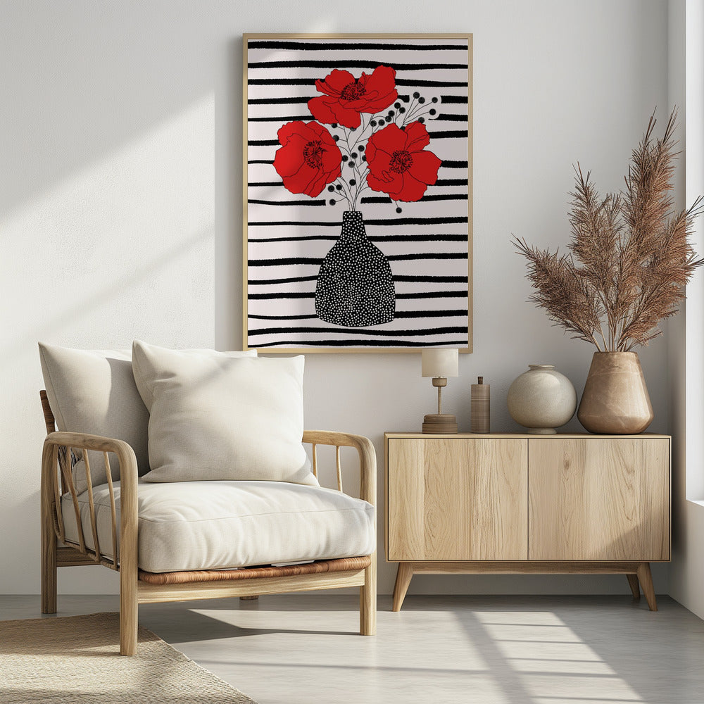 Drei Mohnblumen | Poster