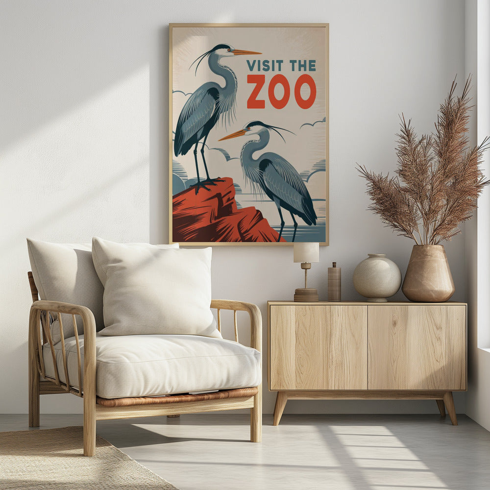 Besuchen Sie den Zoo | Poster