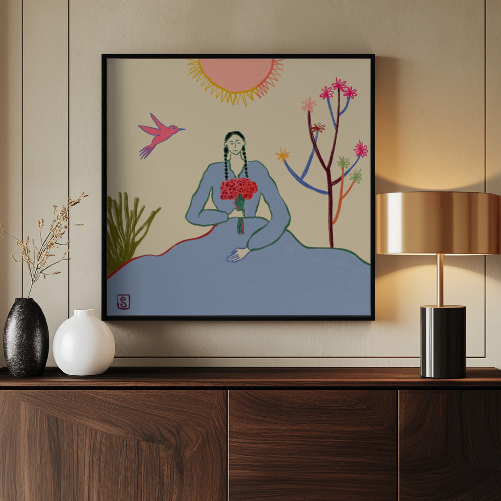 Umarmung der heiteren Blüte | Poster