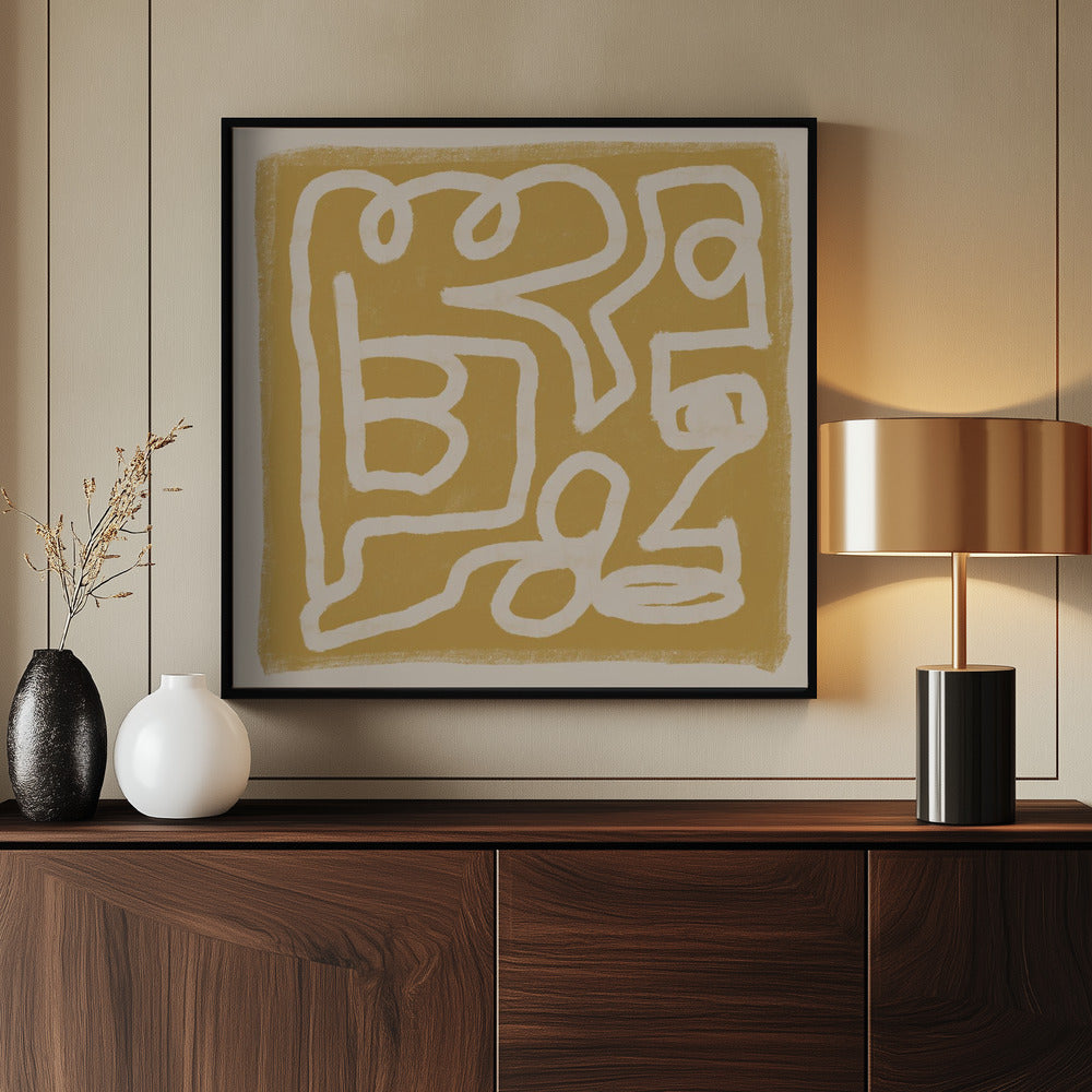 Abstract Line Drawing | Poster