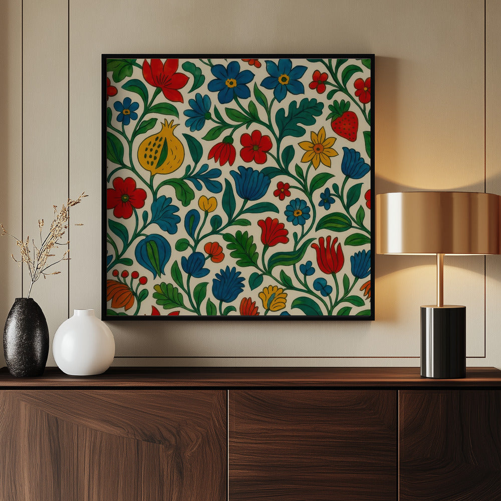 Blühende Blumensymphonie | Poster